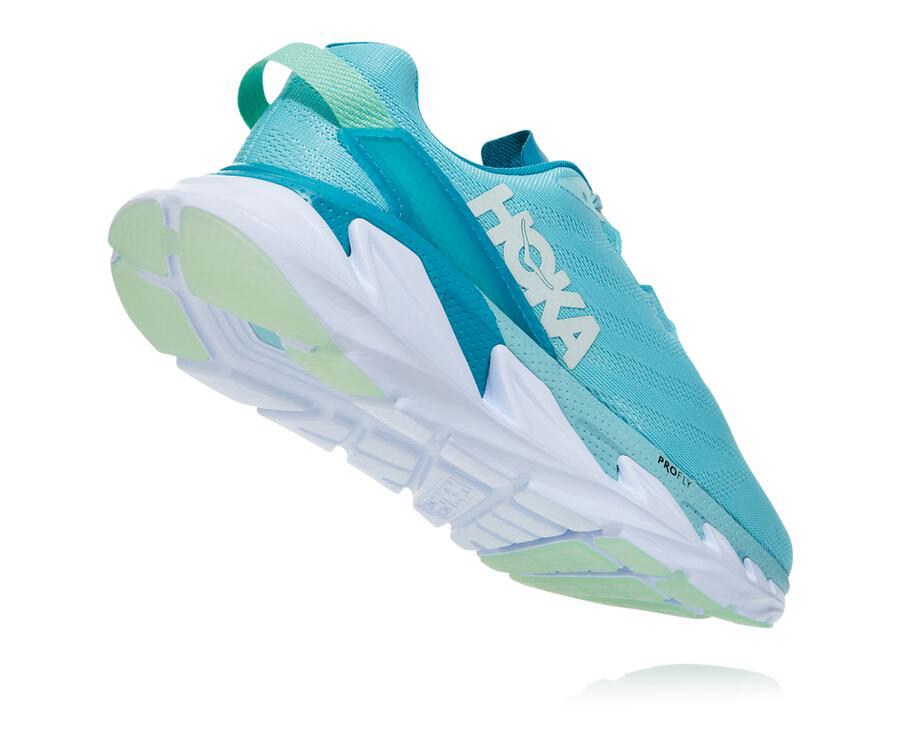 Running Shoes Womens - Hoka One One Elevon 2 - Blue - QSKZGDJ-09